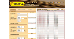 Desktop Screenshot of katalog.murat.sk